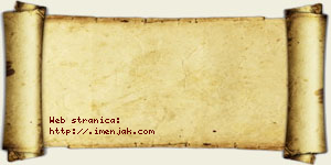 Žaklina Skenderi vizit kartica